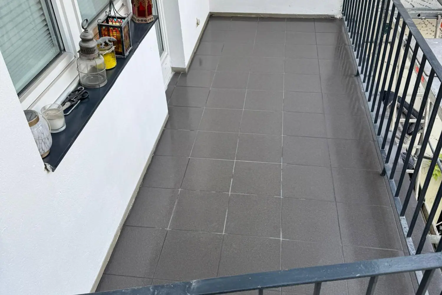 Fliesenverlegung Balkon